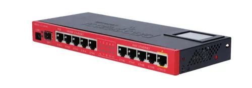 MikroTik RB2011UiAS-IN | Router | 5x RJ45 100Mb/s, 5x RJ45 1000Mb/s, 1x SFP, 1x USB, LCD Ilość portów LAN5x [10/100M (RJ45)]
