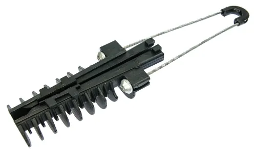 Extralink PA54-1500 | Anchoring clamp | for fiber optic cables Kolor produktuCzarny