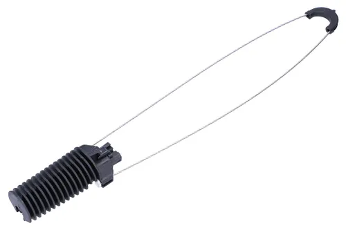 Extralink AC10 | Fiber optic cable clamp | for fiber optic cables 5 - 8mm Kolor produktuCzarny