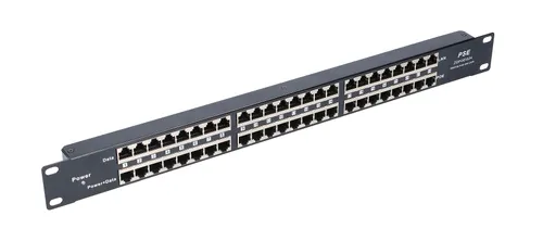 Extralink 24 Portový  | PoE Injector | 24x 100Mb/s RJ45, Kryt Rack Głębokość produktu25