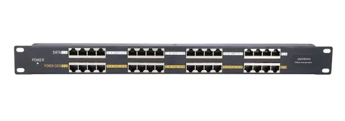 Extralink 16 Port | PoE-Injektor | 16x 100Mb/s RJ45, Rackmontage Prędkość transmisji danychFast Ethernet