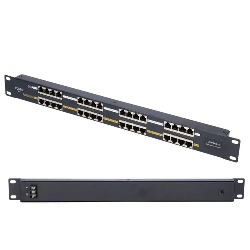 Extralink 16 Puertos | PoE Inyector | 16x 100Mb/s RJ45, Rackmount Ilość portów LAN16x [10/100M (RJ45)]
