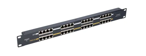 Extralink 16 Puertos | PoE Inyector | 16x 100Mb/s RJ45, Rackmount Gniazdko wyjścia DCTak