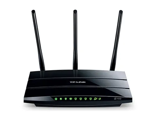 TP-Link TL-WDR4300 | Router Wi-Fi | N750, doppia banda, 5x RJ45 1000Mb/s, 2x USB Standardy sieci bezprzewodowejIEEE 802.11a