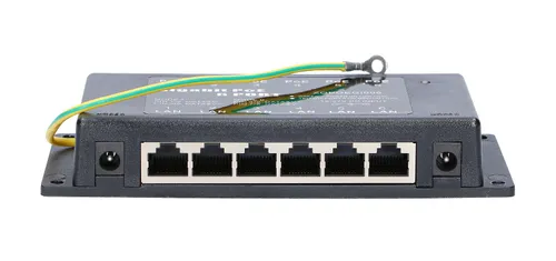 Extralink 6 Portový  | Gigabit PoE Injector | 6x 1000Mb/s RJ45 Ilość portów LAN6x [10/100/1000M (RJ45)]
