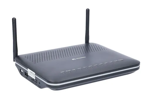 Huawei HG8245 | ONT | 1x GPON, WiFi, 4x RJ45 100Mb/s, 2x RJ11, 1x USB Standardy sieci bezprzewodowejIEEE 802.11n