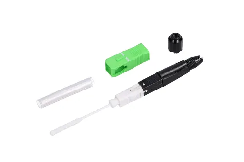 Extralink SC/APC splice-on | Złączka | Fast connector Kolor produktuCzarny, Zielony