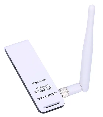 TP-Link TL-WN722N | WiFi USB Adaptador | N150, 2,4GHz, 4dBi Standardy sieci bezprzewodowejIEEE 802.11b
