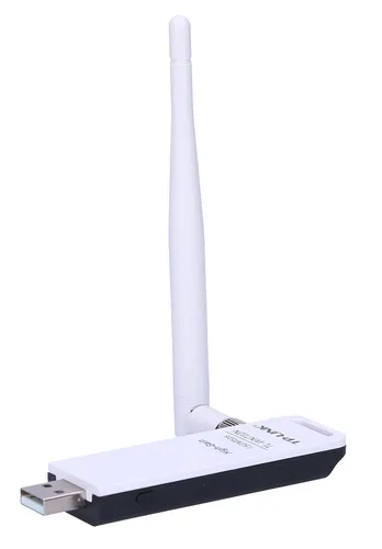 TP-Link TL-WN722N | Adaptér WiFi USB | N150, 2,4GHz, 4dBi Standardy sieci bezprzewodowejIEEE 802.11g