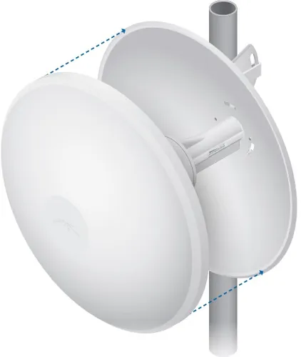 Ubiquiti PBE-RAD-400 | Osłona do anteny | dedykowana dla PowerBeam PBE-M2-400 i PBE-M5-400 Kolor produktuBiały