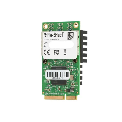 MikroTik R11e-5HacT | miniPCI-e Card | AC1300, 5GHz, 3x MMCX Kod zharmonizowanego systemu (HS)85176990