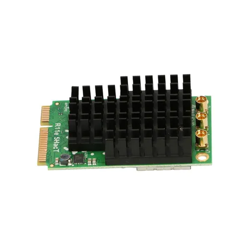 MikroTik R11e-5HacT | miniPCI-e Card | AC1300, 5GHz, 3x MMCX Rodzaj wtyku antenyMMCX