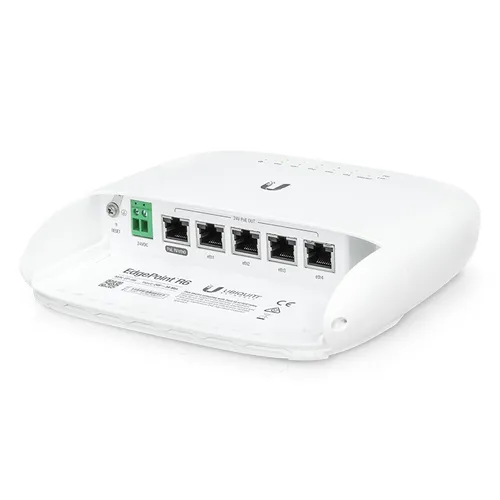 Ubiquiti EP-R6 Yönlendirici, EdgeMAX EdgePoint, 5x RJ45 1000Mb/s PoE, 1x SFP Głębokość produktu188,6