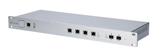 Ubiquiti USG-PRO-4 | Router | UniFi Sicherheits-Gateway, 2x RJ45 1000Mb/s, 2x RJ45/SFP Combo Częstotliwość CPU1 GHz