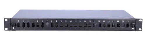 Extralink 24 Core | Patchpanel | 24 Port, schwarz Max. liczba spawów24 Core