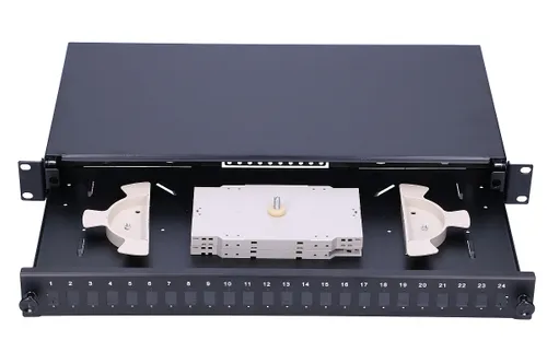 Extralink 24 Core | Patchpanel | 24 Port, schwarz KolorCzarny