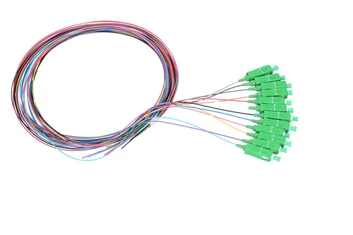 Extralink SC/APC | Pigtail-Set | Einzelmodus, 900um, G.657A1, 1,5m, 12 Stück, 12 Farben Końcówka pigtaila / splitteraSC/APC