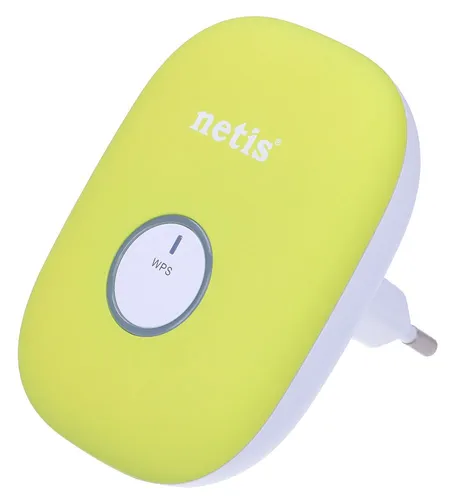 Netis E1+ | Extensor de rango WiFi | 300Mb/s, 2,4GHz, 1x RJ45 100Mb/s, Verde Częstotliwość pracy2.4 GHz