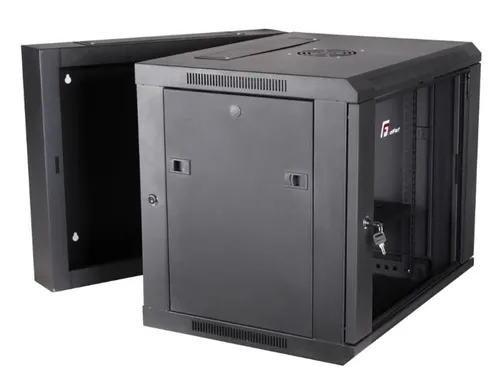 Getfort 9U 600x550 | Racková skříň | montovaná na stěně, dvousekční 1