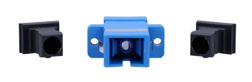 Extralink SC/UPC | Adapter | Einzelmodus, Simplex, blau Connector typeSC/UPC