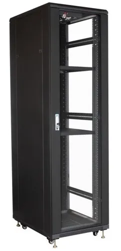 Getfort 42U 600x800 | Rackschrank | stehend, 2 Regale, 4 Lüfter 1