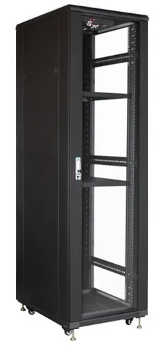 Getfort 42U 600x1000 | Шкаф для стойки | стоящий, 2 полки, 4 вентилятора 1