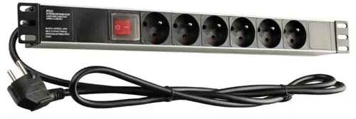 Getfort LGF-06-Z | Napajecí lišta | 6 slotů, přepínač 0