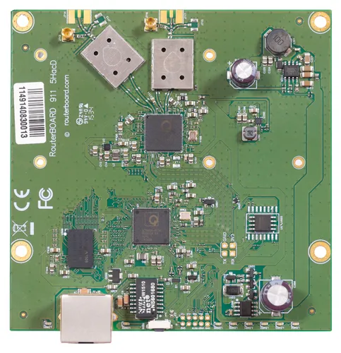 MikroTik 911 Lite5 ac | WiFi Router | RB911-5HacD, 5GHz, 1x RJ45 100Mb/s Częstotliwość Wi-FiDual-band (2.4 GHz/5 GHz)