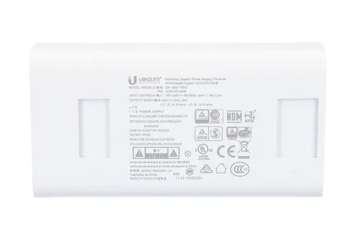 Ubiquiti POE-54-80W-G | Zdroj napájení PoE | 54V, 1,48A, 80W, Gigabit Gniazdko wyjścia DCTak