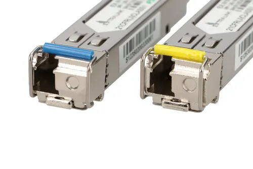 Extralink SFP 1.25G | Modul SFP WDM | 1,25Gbps, 1310/1550nm, single mode, 3km, LC, proM, pár Złącze wyjścioweLC