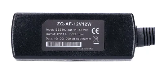Extralink | DC-DC-Wandler | 48V-12V 1A, Gigabit PoE Obsługa PoETak