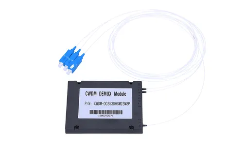 Extralink 1x2 ITBMUX | Modul CWDM | 1530nm - 1550nm Liczba końcówek splittera1x2