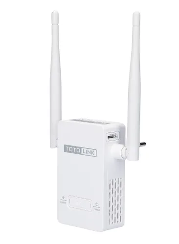 Totolink EX200 | Extensor de rango WiFi | 300Mb/s, 2,4GHz, 1x RJ45 100Mb/s, 2x 4dBi
