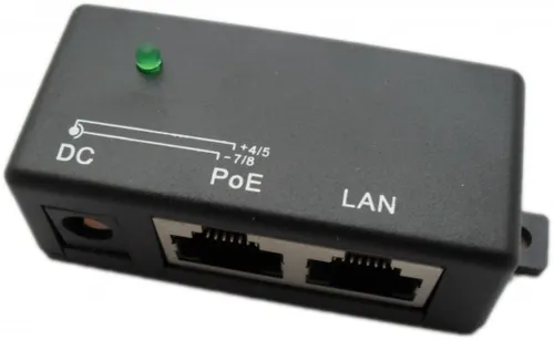 EXTRALINK POE INJECTOR 1 PORT Prędkość transmisji danychFast Ethernet