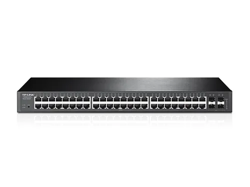 TP-Link T1600G-52TS (TL-SG2452) | Switch | 48x RJ45 1000Mb/s, 4x SFP, Yönetilen Ilość portów LAN48x [10/100/1000M (RJ45)]
