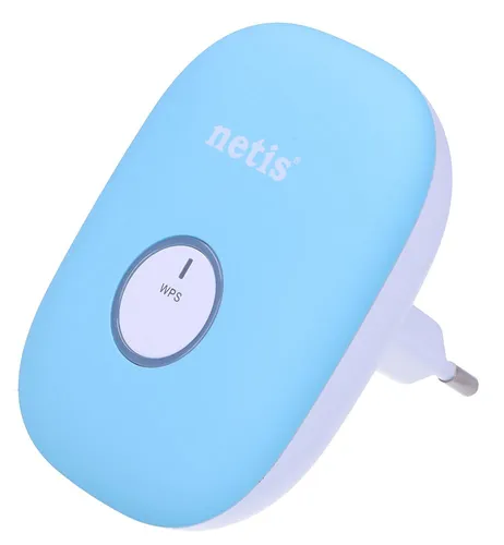 Netis E1+ | Posilovač signálu WiFi | 300Mb/s, 2,4GHz, 1x RJ45 100Mb/s, Modrý Częstotliwość pracy2.4 GHz
