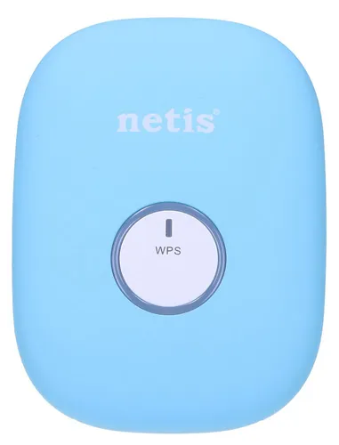 Netis E1+ | Posilovač signálu WiFi | 300Mb/s, 2,4GHz, 1x RJ45 100Mb/s, Modrý Ilość portów LAN1x [10/100M (RJ45)]
