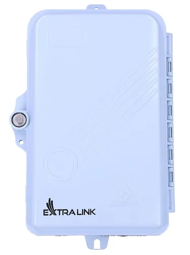 Extralink Sonia | Fiber optic distribution box | 6 core Kolor produktuSzary