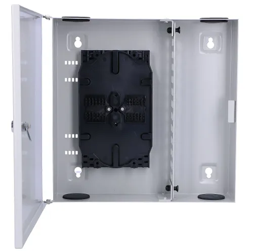 Fata Extralink | Scatola di distribuzione in fibra ottica | Armadio in metallo, 24 saldature Liczba obsługiwanych włókien (maks.)24