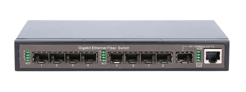 Extralink APOLLO | Switch | 8x SFP 1,25Gb/s, 1x Gibagit Combo (SFP+RJ45), Gestionable