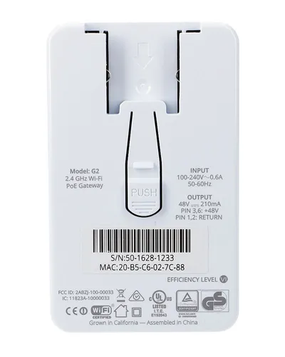 Mimosa G2 | Zugangspunkt | 300Mbps, 2,4GHz, PoE, 802.11n Standardy sieci bezprzewodowejIEEE 802.11b