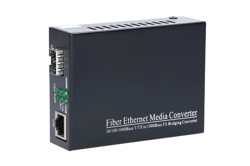 Extralink Sedir | Media konwerter | 1x SFP, 1x RJ45 1000Mb/s, zamiennik MC220 Częstotliwość wejściowa AC50 - 60