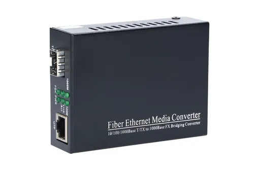 Extralink Sedir | Media converter | 1x SFP, 1x RJ45 1000Mb/s, sostituzione per MC220 Częstotliwość wejściowa AC50 - 60