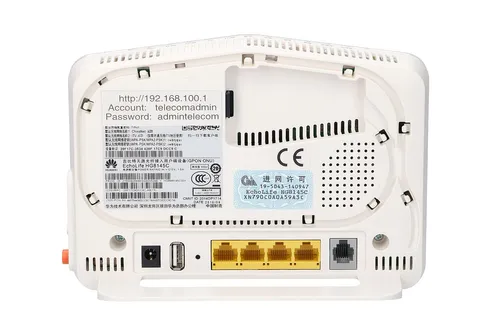 Huawei HG8145C | ONT | WiFi, 1x GPON, 1x RJ45 1000Mb/s, 3x RJ45 100Mb/s, 1x RJ11, ITV Ilość portów LAN1x [10/100/1000M (RJ45)]
