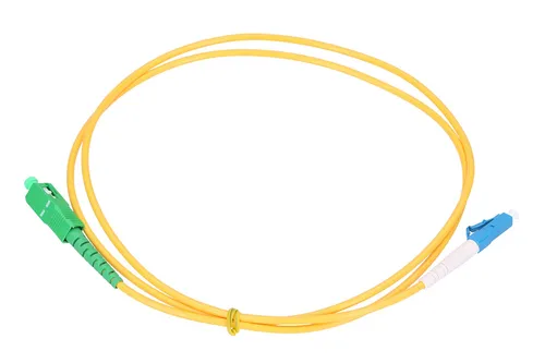 Extralink SC/APC-LC/UPC | Patchcord | Jednomodowy, Simplex, G657A, 3mm, 2m Długość2m