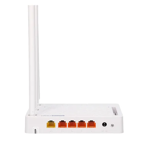 Totolink N302R+ | WiFi Роутер | 300Mb/s, 2,4GHz, 5x RJ45 100Mb/s, 3x 5dBi Standardy sieci bezprzewodowejIEEE 802.11g