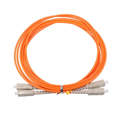 Extralink SC/UPC-SC/UPC | Patchcord | Wielomodowy, Duplex, 50/125, 3mm, 2m Kategoria kablaMulti-Mode OM2