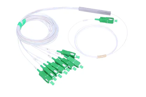 Extralink 1:8 PLC SC/APC | Splitter | 900um, 1m, block type Długość1m