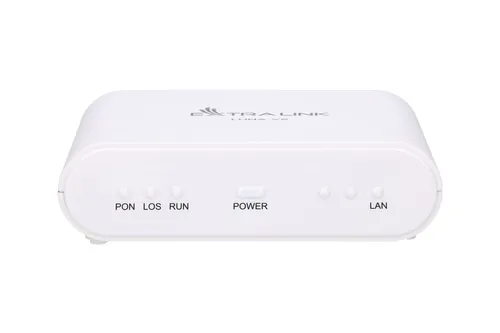 Extralink Luna V2 | ONT | 1x EPON, 1x RJ45 1000Mb/s, Chipset ZTE, routing/NAT Ilość portów LAN1x [10/100/1000M (RJ45)]
