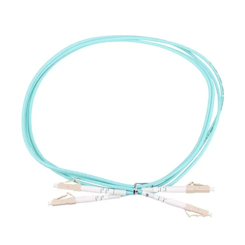 Extralink LC/UPC-LC/UPC | Patchcord | Multimodo, OM3, Duplex, 3mm, 1m Długość1m